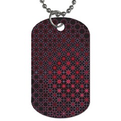 Star Patterns Dog Tag (one Side) by Amaryn4rt