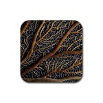 Trees Forests Pattern Rubber Coaster (Square)  Front