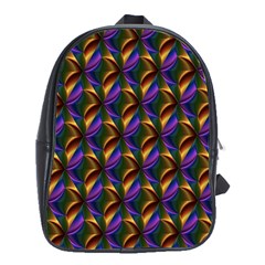 Seamless Prismatic Line Art Pattern School Bags (xl)  by Amaryn4rt