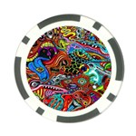 Vector Art Pattern Poker Chip Card Guard (10 pack) Back