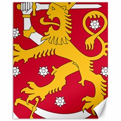 Coat Of Arms Of Finland Canvas 11  X 14  