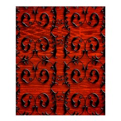 3d Metal Pattern On Wood Shower Curtain 60  X 72  (medium)  by Amaryn4rt