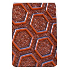 3d Abstract Patterns Hexagons Honeycomb Flap Covers (l)  by Amaryn4rt