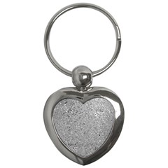 Abstract Flowing And Moving Liquid Metal Key Chains (heart)  by Amaryn4rt