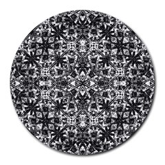 Modern Oriental Pattern Round Mousepads by dflcprints