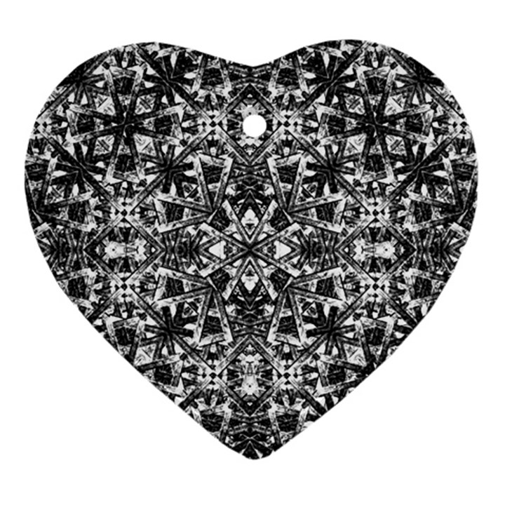 Modern Oriental Pattern Ornament (Heart)