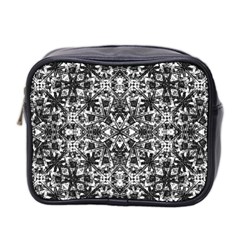 Modern Oriental Pattern Mini Toiletries Bag 2-side by dflcprints