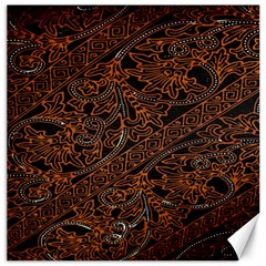 Art Traditional Indonesian Batik Pattern Canvas 20  X 20  