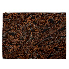 Art Traditional Indonesian Batik Pattern Cosmetic Bag (xxl)  by Amaryn4rt