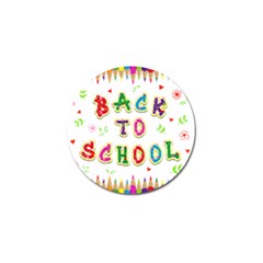 Back To School Golf Ball Marker (10 Pack) by Amaryn4rt