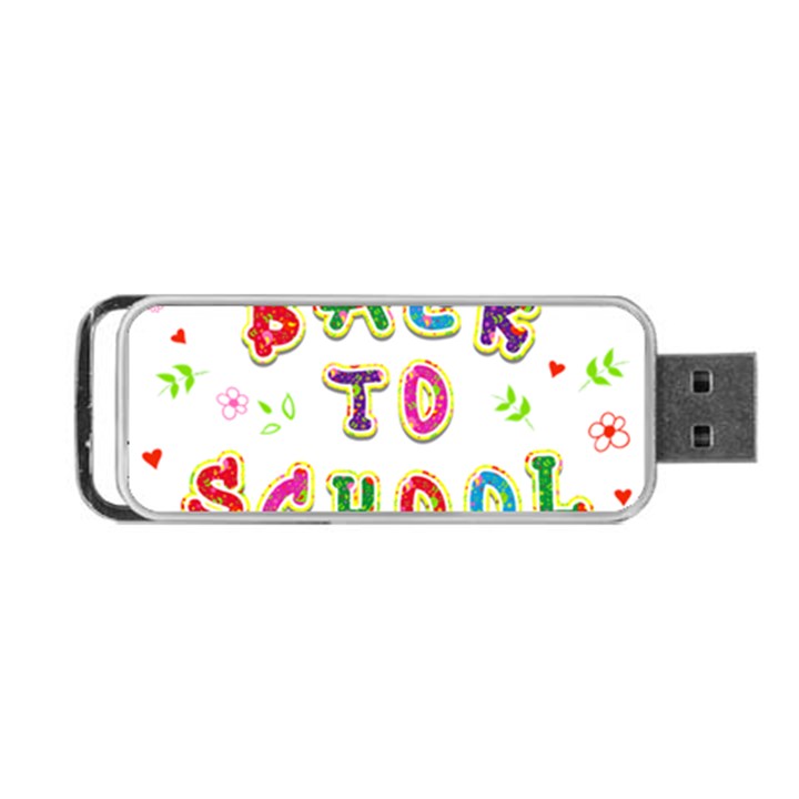 Back To School Portable USB Flash (Two Sides)