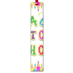 Back To School Large Book Marks by Amaryn4rt