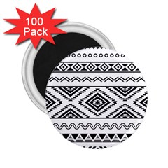 Aztec Pattern 2 25  Magnets (100 Pack) 