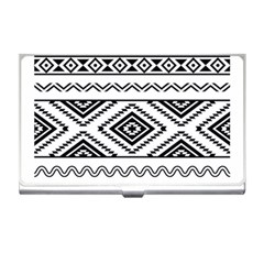 Aztec Pattern Business Card Holders by Amaryn4rt