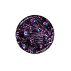 Bird Color Purple Passion Peacock Beautiful Hat Clip Ball Marker