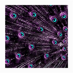 Bird Color Purple Passion Peacock Beautiful Medium Glasses Cloth (2-side)