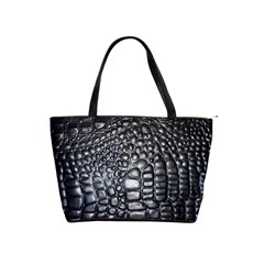 Black Alligator Leather Shoulder Handbags by Amaryn4rt