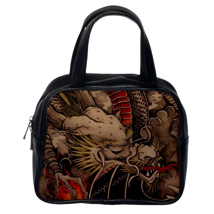 Chinese Dragon Classic Handbags (One Side)