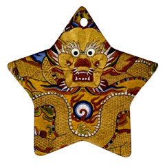 Chinese Dragon Pattern Ornament (star) by Amaryn4rt
