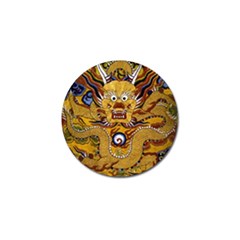 Chinese Dragon Pattern Golf Ball Marker