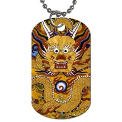 Chinese Dragon Pattern Dog Tag (Two Sides)