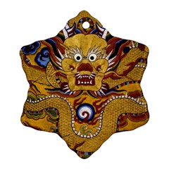 Chinese Dragon Pattern Ornament (Snowflake)