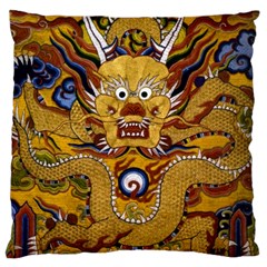 Chinese Dragon Pattern Standard Flano Cushion Case (One Side)