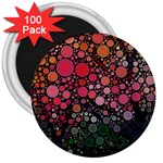 Circle Abstract 3  Magnets (100 pack) Front