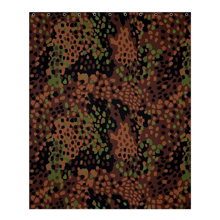 Digital Camouflage Shower Curtain 60  x 72  (Medium) 