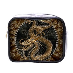 Dragon Pentagram Mini Toiletries Bags by Amaryn4rt