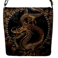 Dragon Pentagram Flap Messenger Bag (s) by Amaryn4rt