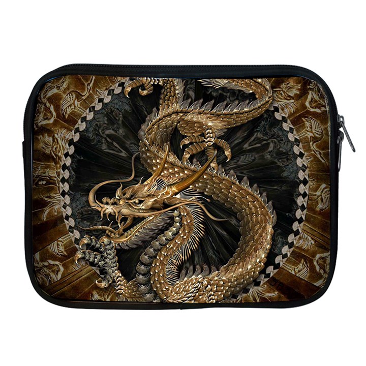 Dragon Pentagram Apple iPad 2/3/4 Zipper Cases