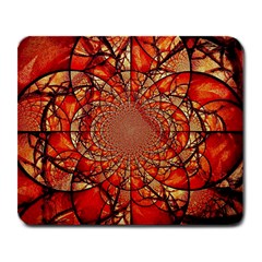 Dreamcatcher Stained Glass Large Mousepads by Amaryn4rt