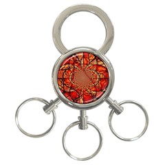 Dreamcatcher Stained Glass 3-ring Key Chains by Amaryn4rt