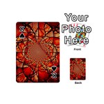 Dreamcatcher Stained Glass Playing Cards 54 (Mini)  Front - SpadeK