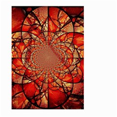 Dreamcatcher Stained Glass Large Garden Flag (two Sides) by Amaryn4rt