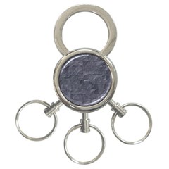 Excellent Seamless Slate Stone Floor Texture 3-ring Key Chains by Amaryn4rt