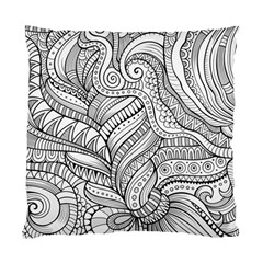 Zentangle Art Patterns Standard Cushion Case (One Side)