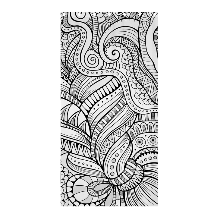 Zentangle Art Patterns Shower Curtain 36  x 72  (Stall) 