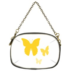 Yellow Butterfly Animals Fly Chain Purses (one Side)  by Alisyart