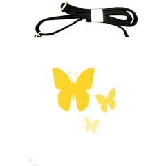 Yellow Butterfly Animals Fly Shoulder Sling Bags