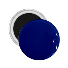 Bubbles Circle Blue 2.25  Magnets