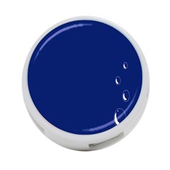 Bubbles Circle Blue 4-port Usb Hub (one Side)