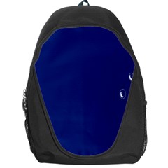 Bubbles Circle Blue Backpack Bag by Alisyart