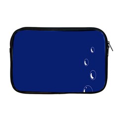 Bubbles Circle Blue Apple Macbook Pro 17  Zipper Case by Alisyart