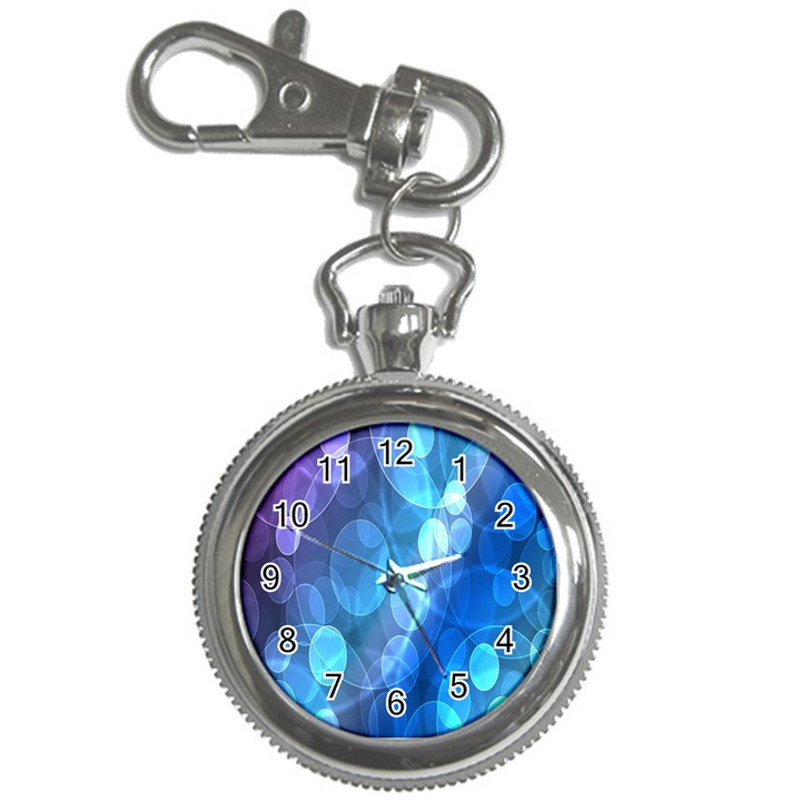 Circle Blue Purple Key Chain Watches
