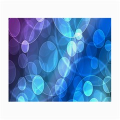 Circle Blue Purple Small Glasses Cloth (2-side) by Alisyart