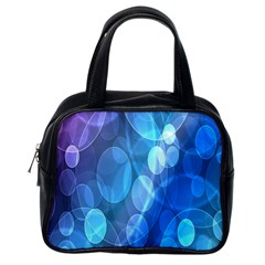 Circle Blue Purple Classic Handbags (one Side) by Alisyart