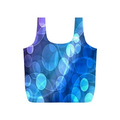 Circle Blue Purple Full Print Recycle Bags (s)  by Alisyart