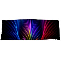 Bird Feathers Rainbow Color Pink Purple Blue Orange Gold Body Pillow Case (dakimakura)